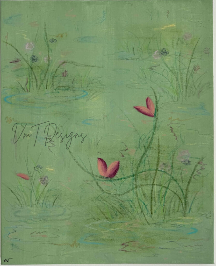 The Pond - 16x20 in. Inspired by Kate Zimmerman Turpin
