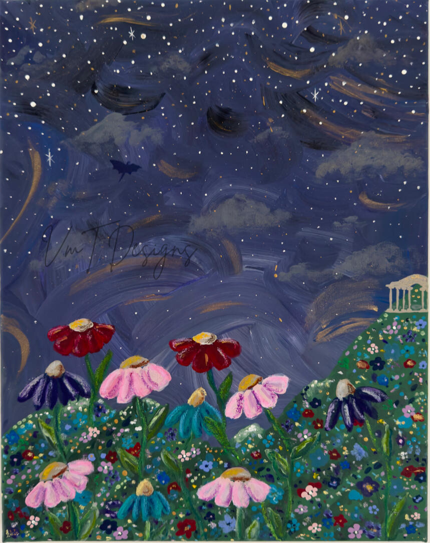 The Night Court - 11x14 in. Inspired by Katie Bryant