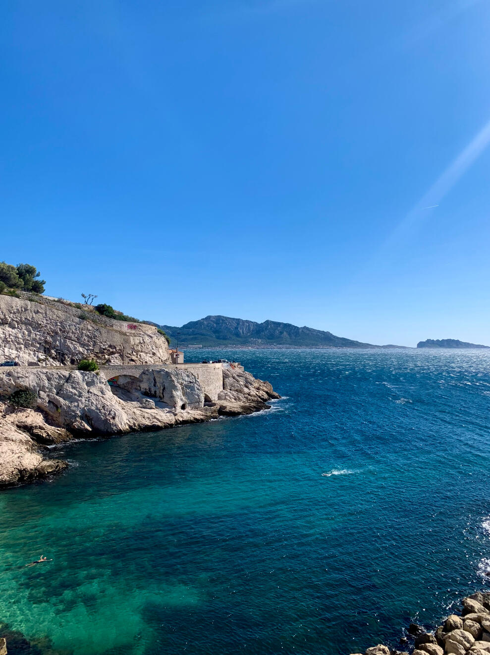 The sea in Marseille, France 2022