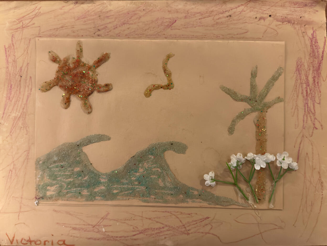 A beach scene, 2006